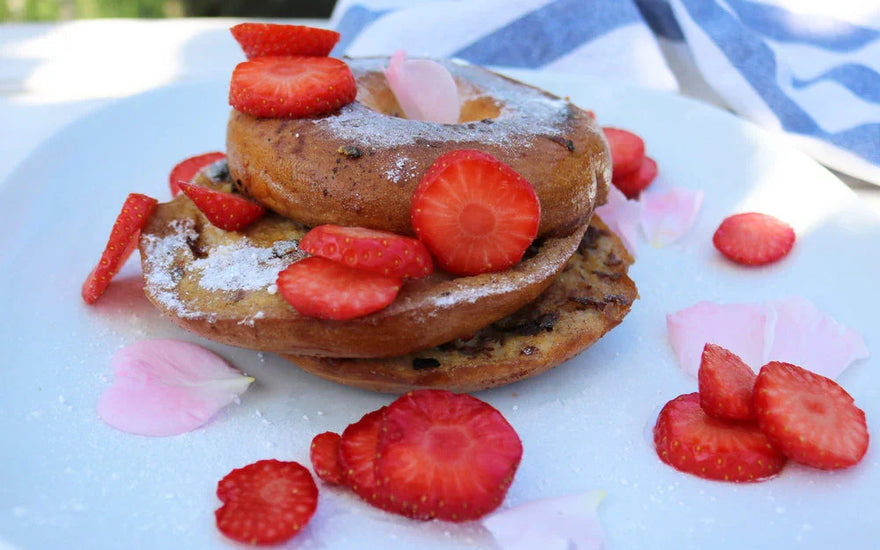 Vegan French Bagel Toast