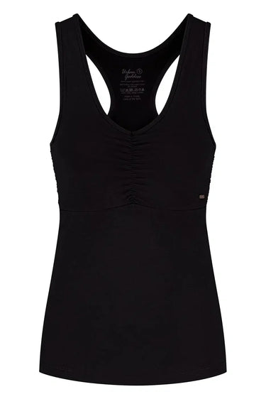 Anjea Yoga Sports Top - Onyx Black