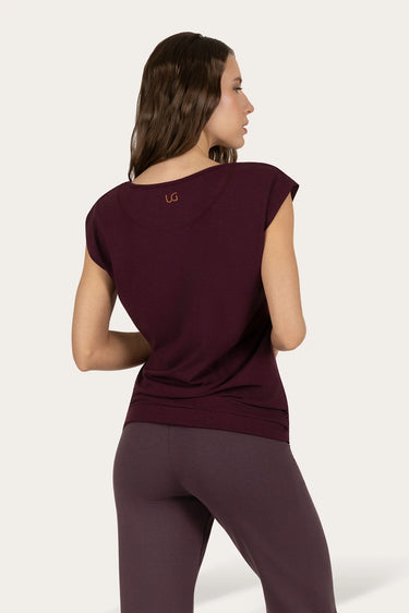 Asana Yoga Tee - Fig
