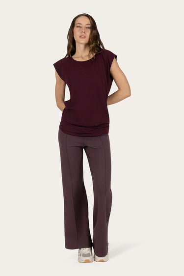 Asana Yoga Tee - Fig