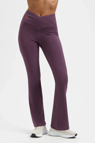 Aura Flared Yoga Sportbroek - Berry