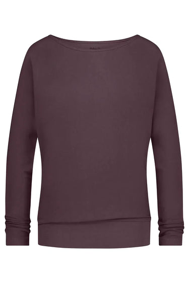 Budhi Yoga-Langarmshirt - Berry