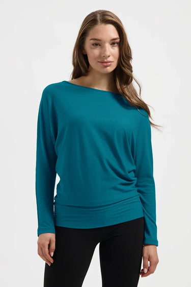 Budhi Longsleeve Yoga Shirt - Riverstone