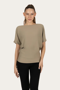 Budhi Short Sleeve Yoga Tee - Fern
