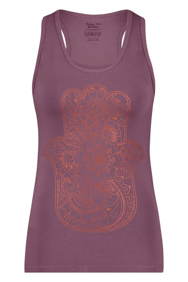 Hamsa Core Yoga-Tank- Mauve