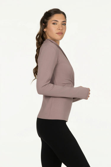 Ishtar Longsleeve Yoga Top - Fireclay