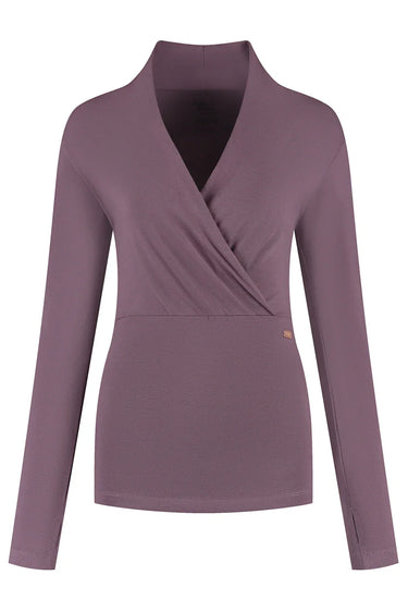 Ishtar Longsleeve Yoga Top - Berry