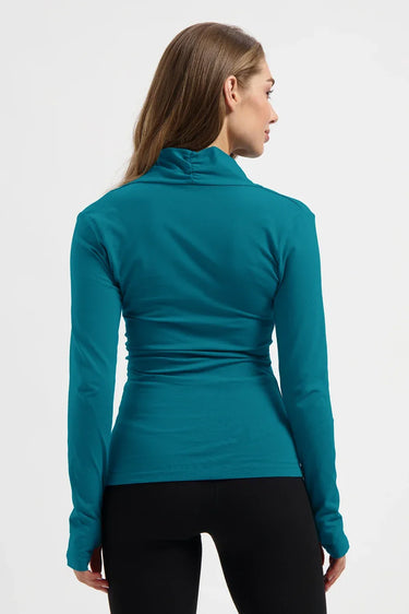 Ishtar Longsleeve Yoga Top - Riverstone