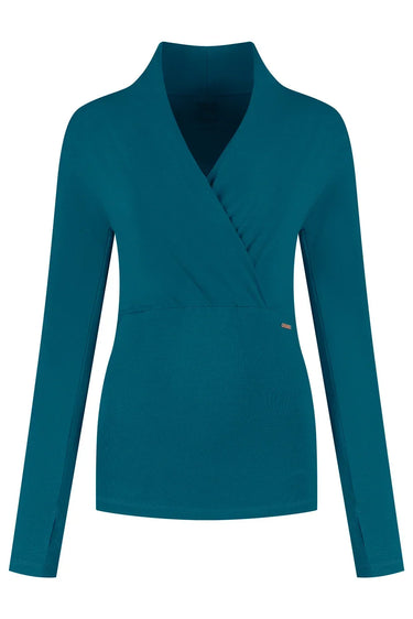 Ishtar Longsleeve Yoga Top - Riverstone
