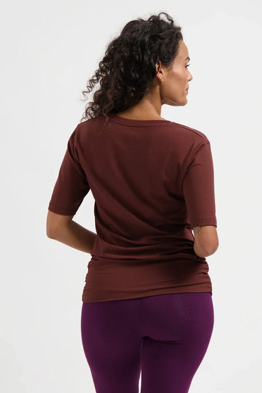 Kami Yoga Tee - Marron