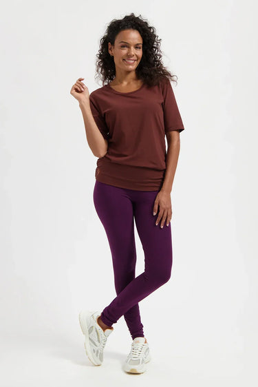 Kami Yoga Tee - Marron