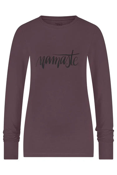 Namaste Core Yoga Longsleeve - Berry