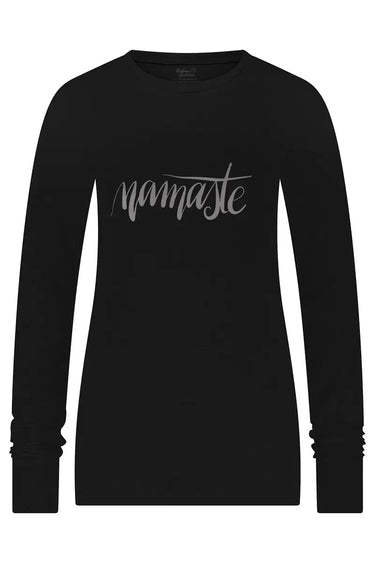 Namaste Core Yoga Longsleeve - Onyx Black