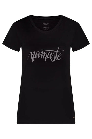 Namaste Core Yoga Tee - Onyx Black