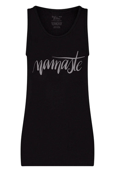 Namaste Core Yoga Tank - Onyx Black
