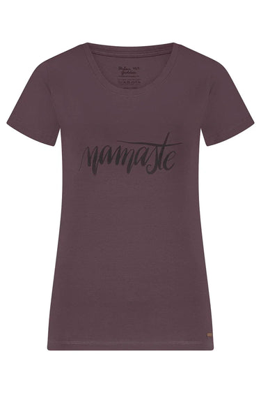 Namaste Core Yoga Tee - Berry