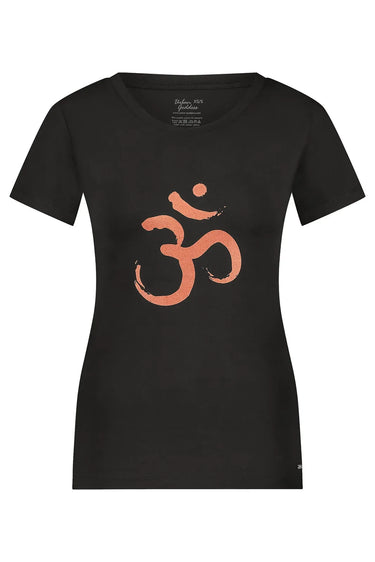 Om Core Yoga Top - Onyx black