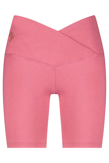 Yoga biker shorts Sati - Hibiscus