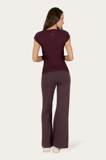 Zefira Yoga Tee - Fig
