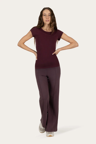 Zefira Yoga Tee - Fig