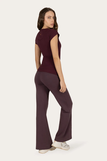 Zefira Yoga Tee - Fig