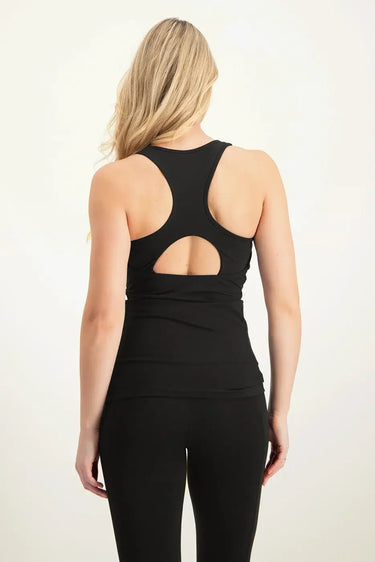 Anjea Yoga Sports Top - Onyx Black