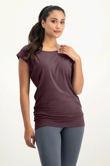 Asana Yoga Tee - Berry