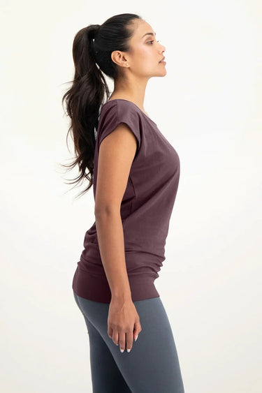 Asana Yoga Tee - Berry
