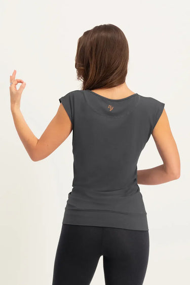 Asana Yoga Tee - Ash