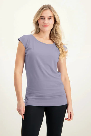 Asana Yoga Tee - Lilac