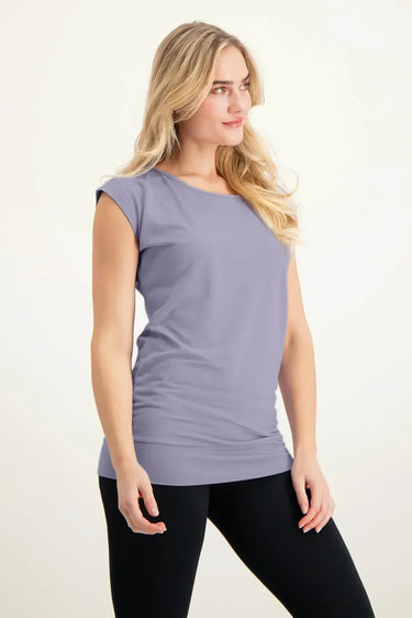 Asana Yoga Tee - Lilac
