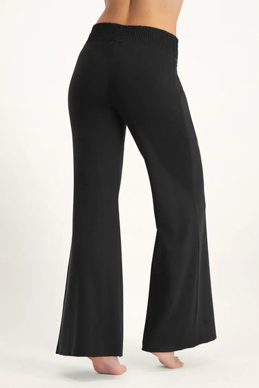 Flow Wijde Yoga Broek - Onyx Black