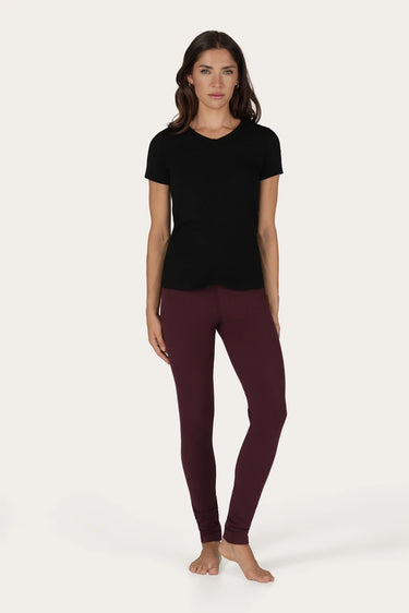 Lua Yoga Tee - Onyx Black