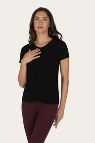 Lua Yoga Tee - Onyx Black