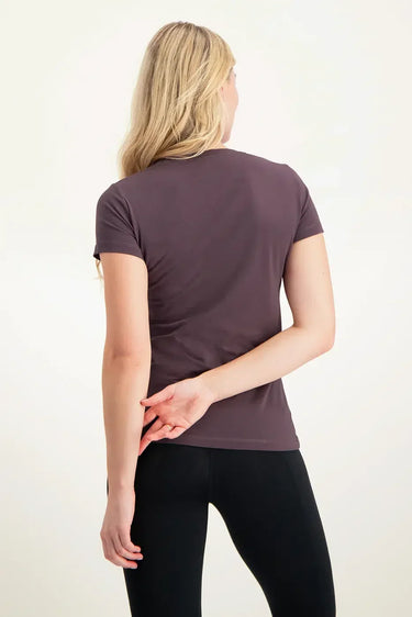Namaste Core Yoga Tee - Berry