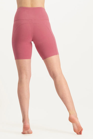 Yoga biker shorts Sati - Hibiscus